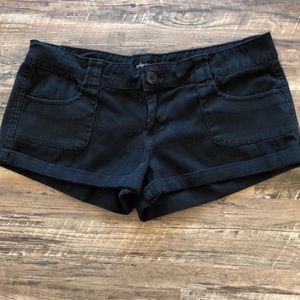 3/$25 - Jules & James cotton black shorts